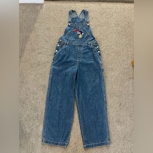 Vintage Disney Mickey Womens Overalls